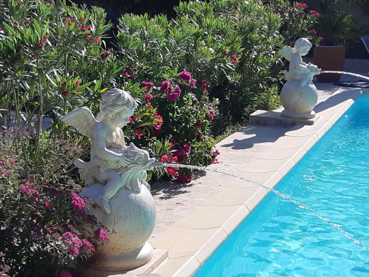 Villa La Licorne Piscine Privee, Jacuzzi, Massages, Tennis, Golf A 9Km Belcodene Luaran gambar