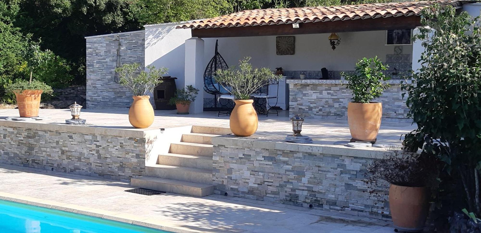 Villa La Licorne Piscine Privee, Jacuzzi, Massages, Tennis, Golf A 9Km Belcodene Luaran gambar